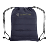 Puffy Quilted Drawstring Bag