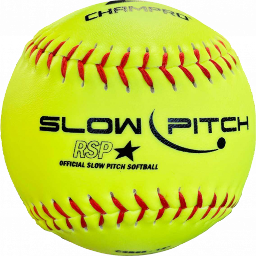 ChamPro Optic Yellow Synthetic Leather Softball