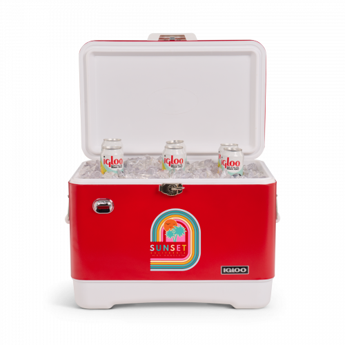 IGLOO LEGACY 54 QUART COOLER (Red Star)