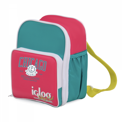 Igloo Convertible Retro Lunch Pack (Dark Jade & Magenta)