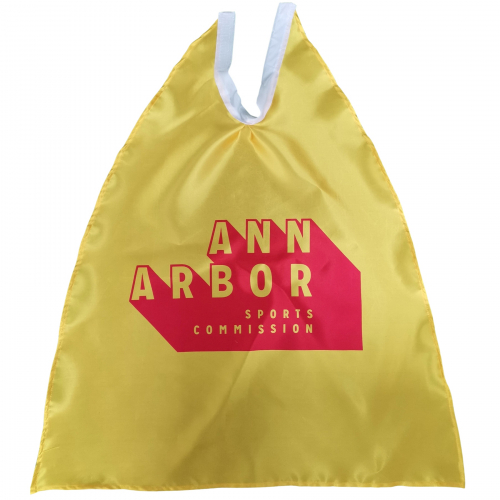 Satin Super Hero Cape Spot Color