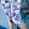 Women's Capri Leggings Fash-Sheen (Large)