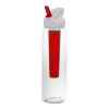 PET Clear 32 oz. Bottle w/ Freedom Lid & Red Ice Chill'r