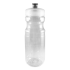 Clear PET 24 oz. Bike Style Sports Bottle with Push Pull Lid