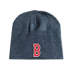 Stock Beanie with Embroidery 5K Stitches No Cuff (Dark Gray Heather)