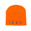 Stock Beanie with Embroidery 5K Stitches No Cuff (Hot Orange)