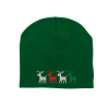 Stock Beanie with Embroidery 5K Stitches No Cuff (Kelly Green)