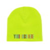 Stock Beanie with Embroidery 5K Stitches No Cuff (Safety Yellow)