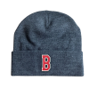 Stock Beanie with Embroidery 5K Stitches with Cuff (Dark Gray Heather)