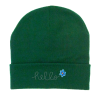 Stock Beanie with Embroidery 5K Stitches with Cuff (Forest Green)