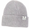 Knitted Waffle Beanie with Flip-Up Cuff includes Woven Label