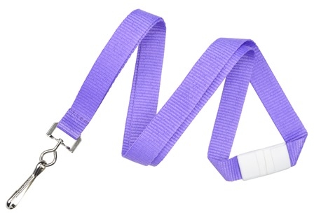 Neon Nylon J-Hook Breakaway Lanyard