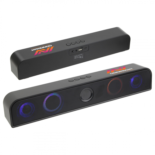 Rhyme Light Up Stereo Speaker Bar