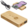 FSC® Bamboo 10000mAh Dual Port Power Bank with 10W Wireless Charger