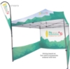 Tent Mount Teardrop Wind Flutter Flag (Single Sided)