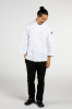White 3/4 Sleeve Chef Coat (XS-XL)
