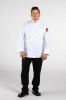 White Traditional Chef Coat w/ 10 Buttons (2XL-3XL)
