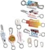 6mm Carabiner Clip With Key Ring & Key Tag