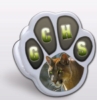 Paw shaped magnetic clip