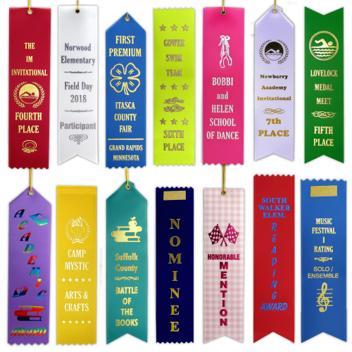 Custom Finished Top Award Ribbons 3