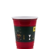12 oz Solo® Plastic Party Cup - Red - Digital