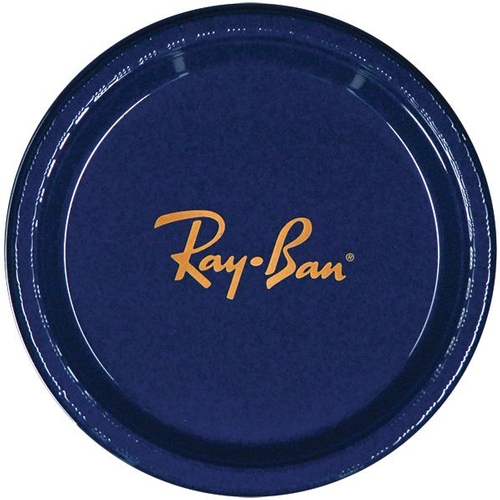 7” Plastic Plate - Dark Blue