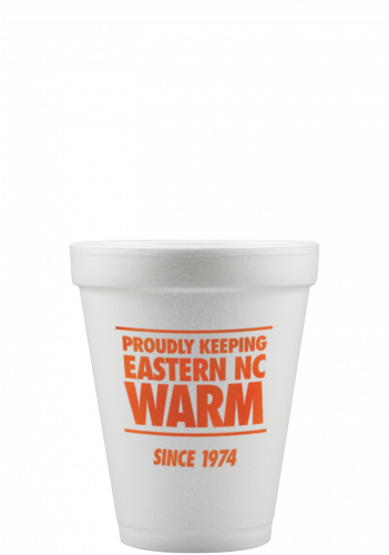 10 oz Foam Cup - White - Tradition