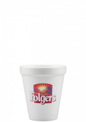 6 oz Foam Cup - White - Digital