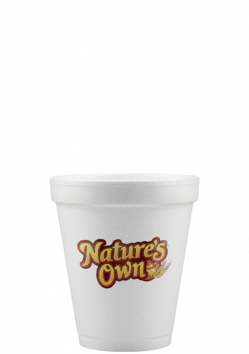 8 oz Foam Cup - White - Digital