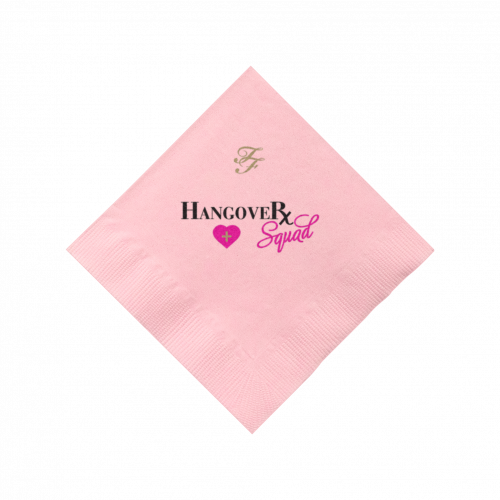 Beverage Napkin - PInk - Tradition