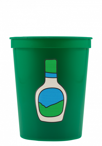 16 oz Stadium Cup - Green - Digital