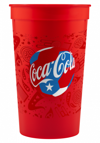 22 oz Stadium Cup - Red - Digital