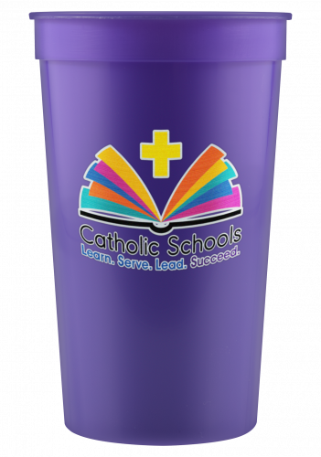 22 oz Stadium Cup - Purple - Digital