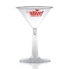 6 oz Clear Plastic Martini Cup - Tradition