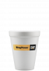 10 oz Foam Cup - White - Hi-Speed