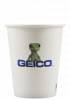 12 oz  Eco-Friendly Paper Cup - White - Digital