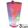 16 Oz. Plastic 3 Light Pint Glass