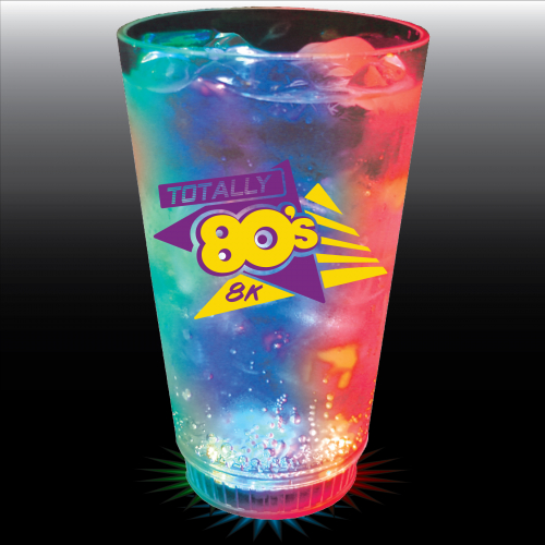 16 Oz. Plastic 3 Light Pint Glass