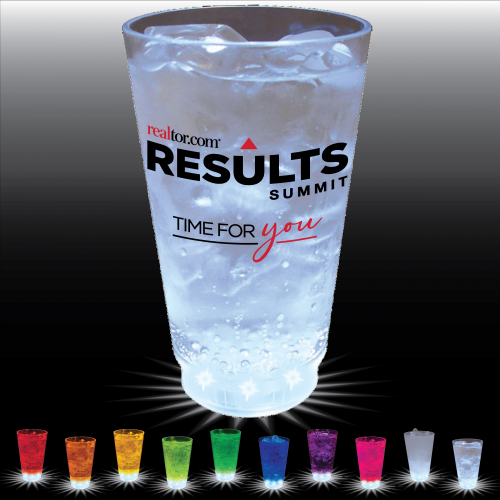 16 Oz. Plastic 5 Light Pint Glass