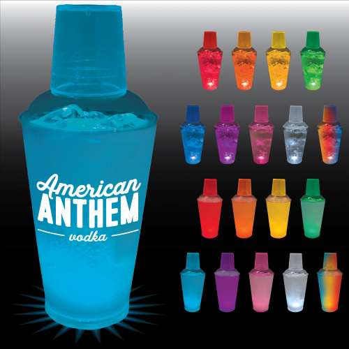 16 Oz. Plastic Single Light, Light-Up Cocktail Shaker