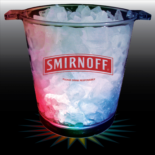 200 Oz. Light-Up Styrene Ice Bucket