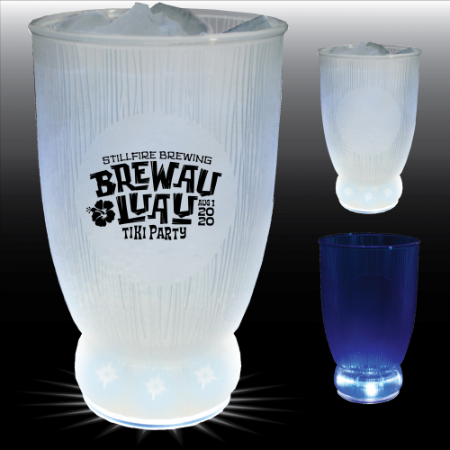 18 Oz. Plastic 5-Light Coconut Drinking Glass