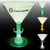10 Oz. Plastic Lighted Novelty Stem Martini Glass