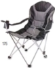Reclining Camp Chair Folding, Portable Padded Chair