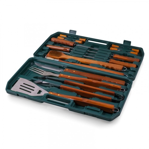 18 Piece Deluxe BBQ Utensil Set in Hard Case