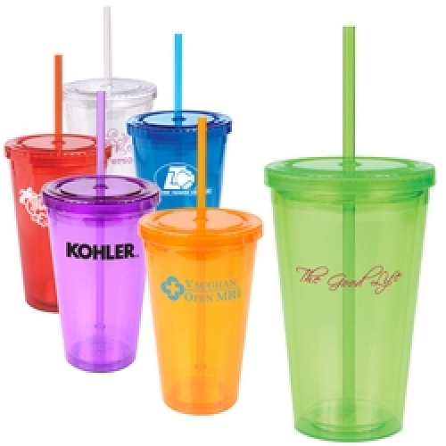 16 oz. Double-Wall Cool Acrylic Tumbler