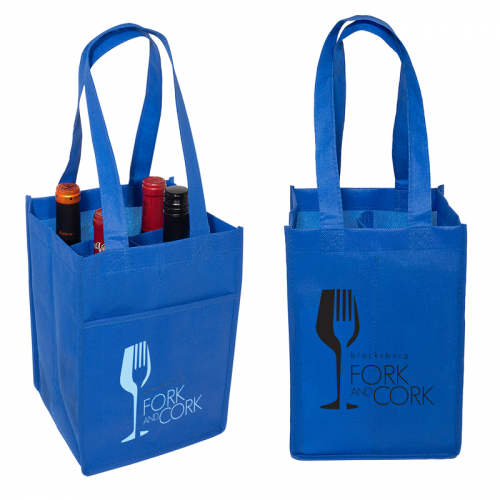 4-Bottle Wine Tote (Non-Woven)