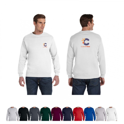 Gildan® Adult DryBlend® 50/50 Fleece Crew - White