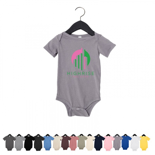 Bella+Canvas® Infant Jersey Short-Sleeve One-Piece - Colors