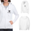 Gildan® Heavy Blend™ Ladies Full Zip Hooded Sweatshirt - 8 oz. - White